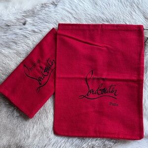 Christian Louboutin Red Logo Dust Bags